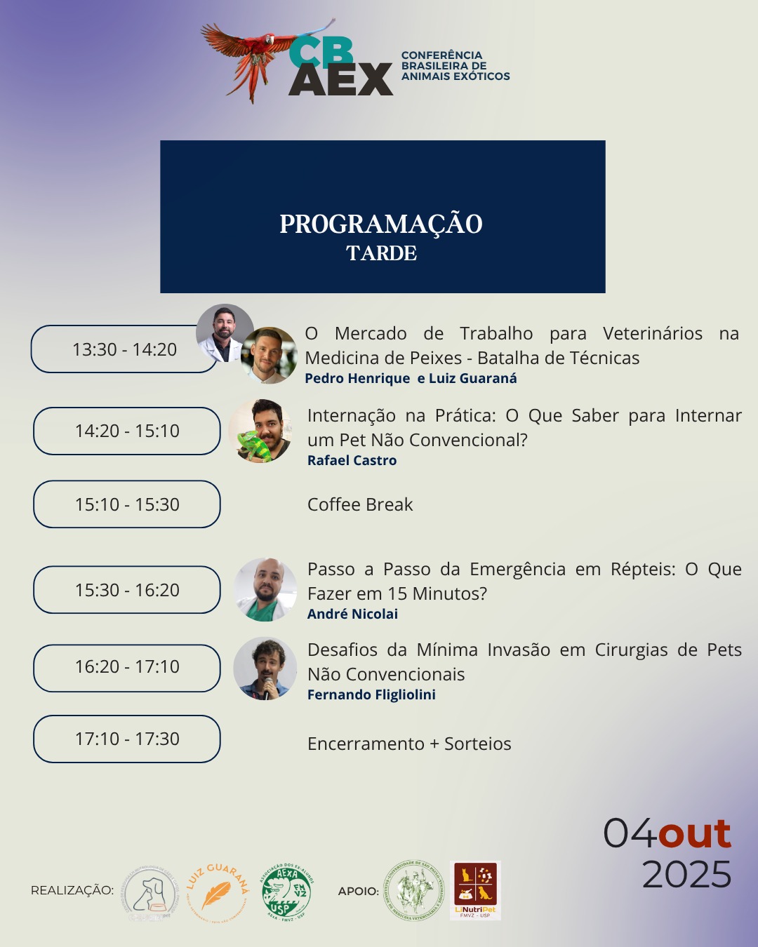 Inscrição CBAEX - Categoria estudante Med. Veterinária - Imagem 3